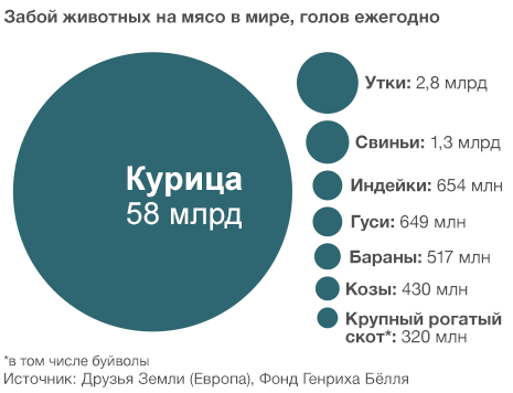 Меняющийся мир мясоедов. Европейские экологи представили очередную публикацию "Мясного атласа"