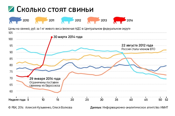 Сколько стоят свиньи. Оптовая стоимость живых свиней с начала года выросла более чем на 40%